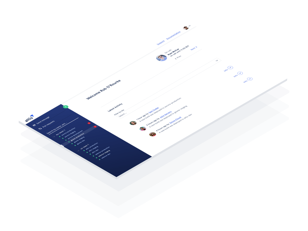 Altis Cloud Dashboard
